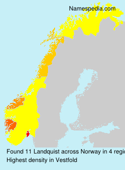 Surname Landquist in Norway Surname Landquist in Norway
