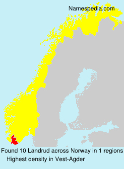 Surname Landrud in Norway Surname Landrud in Norway