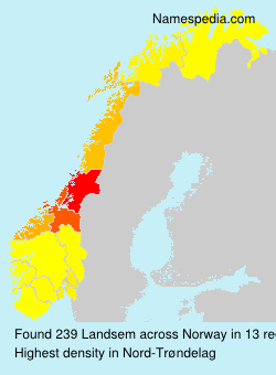 Surname Landsem in Norway Surname Landsem in Norway