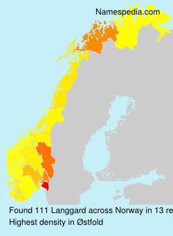 Surname Langgard in Norway Surname Langgard in Norway