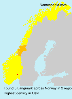 Surname Langmark in Norway Surname Langmark in Norway