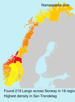 Surname Lango in Norway Surname Lango in Norway