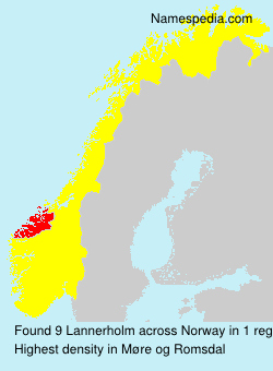 Surname Lannerholm in Norway Surname Lannerholm in Norway