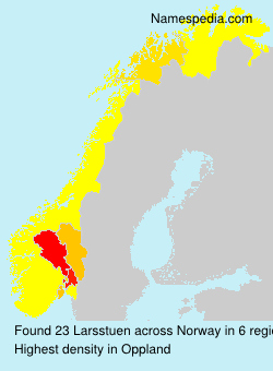 Surname Larsstuen in Norway Surname Larsstuen in Norway
