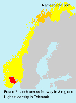 Surname Lasch in Norway