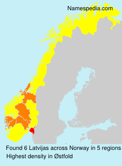 Surname Latvijas in Norway Surname Latvijas in Norway