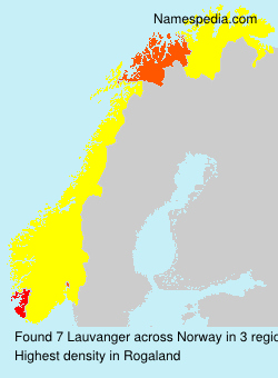 Surname Lauvanger in Norway Surname Lauvanger in Norway