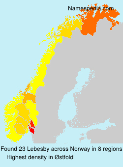 Surname Lebesby in Norway Surname Lebesby in Norway