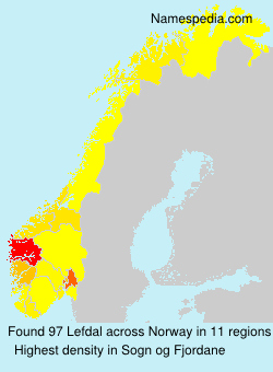 Surname Lefdal in Norway Surname Lefdal in Norway