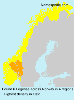 Surname Legesse in Norway Surname Legesse in Norway
