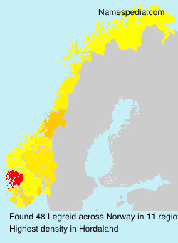 Surname Legreid in Norway Surname Legreid in Norway