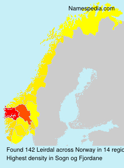 Surname Leirdal in Norway Surname Leirdal in Norway