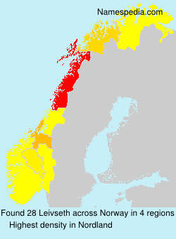 Surname Leivseth in Norway Surname Leivseth in Norway