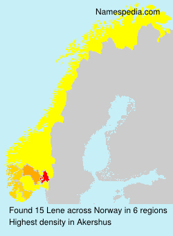 Surname Lene in Norway Surname Lene in Norway