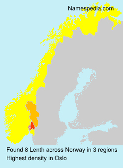 Surname Lenth in Norway Surname Lenth in Norway