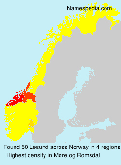 Surname Lesund in Norway Surname Lesund in Norway