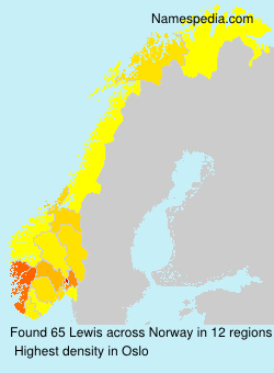 Surname Lewis in Norway Surname Lewis in Norway