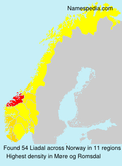 Surname Liadal in Norway Surname Liadal in Norway
