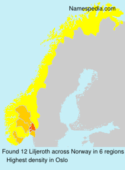 Surname Liljeroth in Norway Surname Liljeroth in Norway