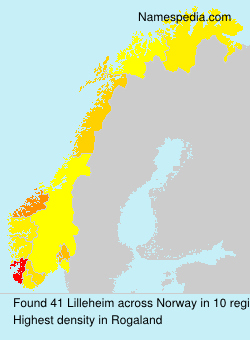 Surname Lilleheim in Norway Surname Lilleheim in Norway