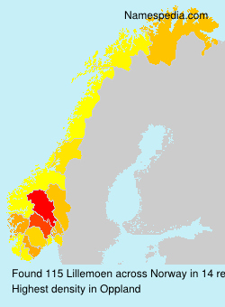 Surname Lillemoen in Norway Surname Lillemoen in Norway