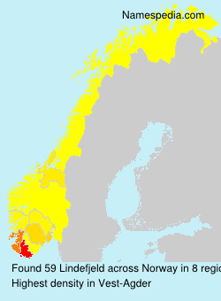 Surname Lindefjeld in Norway Surname Lindefjeld in Norway