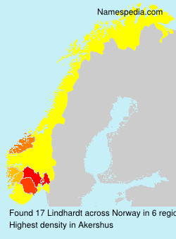 Surname Lindhardt in Norway Surname Lindhardt in Norway