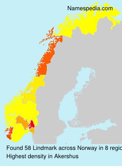 Surname Lindmark in Norway Surname Lindmark in Norway
