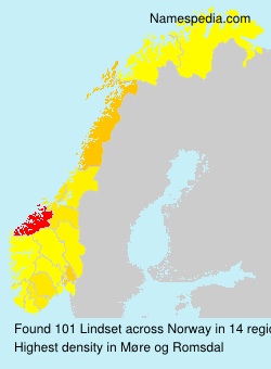 Surname Lindset in Norway Surname Lindset in Norway