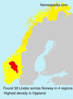 Surname Lindso in Norway