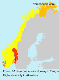 Surname Linjordet in Norway Surname Linjordet in Norway