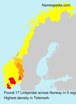 Surname Linkjendal in Norway Surname Linkjendal in Norway