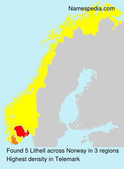 Surname Lithell in Norway Surname Lithell in Norway