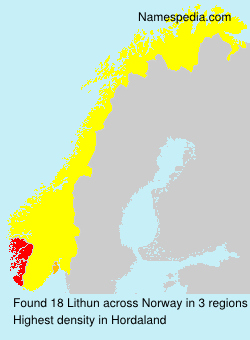 Surname Lithun in Norway Surname Lithun in Norway