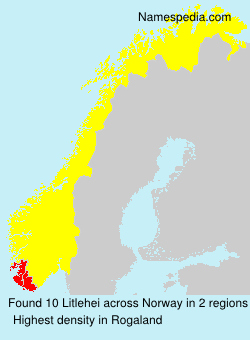 Surname Litlehei in Norway Surname Litlehei in Norway