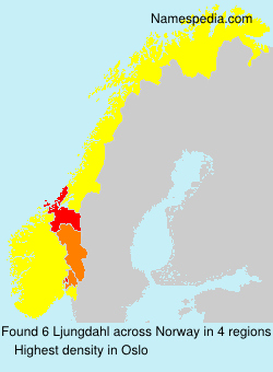 Surname Ljungdahl in Norway Surname Ljungdahl in Norway