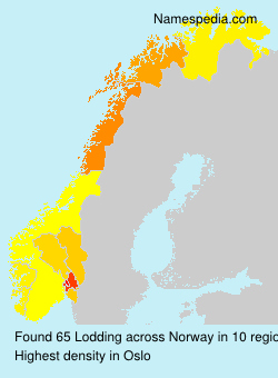 Surname Lodding in Norway Surname Lodding in Norway