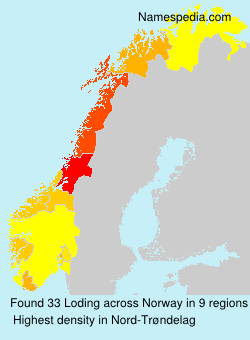 Surname Loding in Norway Surname Loding in Norway