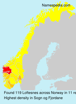 Surname Loftesnes in Norway Surname Loftesnes in Norway