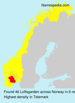 Surname Loftsgarden in Norway Surname Loftsgarden in Norway