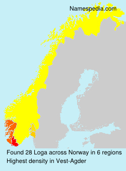 Surname Loga in Norway Surname Loga in Norway