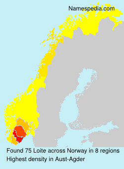 Surname Loite in Norway Surname Loite in Norway