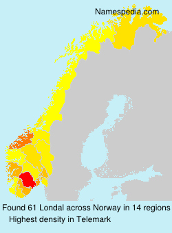 Surname Londal in Norway Surname Londal in Norway