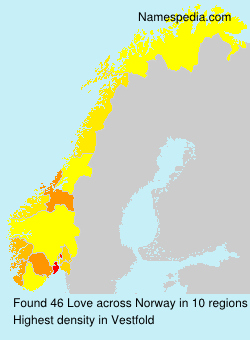 Surname Love in Norway Surname Love in Norway
