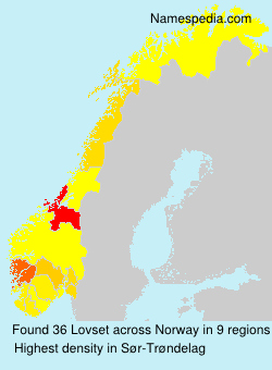 Surname Lovset in Norway Surname Lovset in Norway
