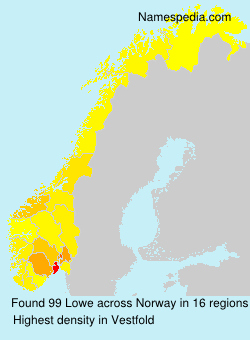 Surname Lowe in Norway Surname Lowe in Norway