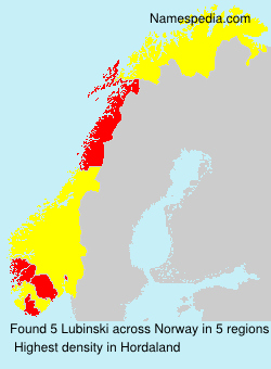 Surname Lubinski in Norway Surname Lubinski in Norway
