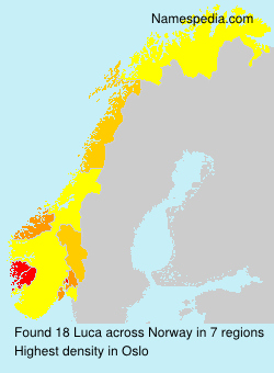 Surname Luca in Norway Surname Luca in Norway