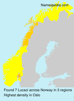 Surname Lucaci in Norway Surname Lucaci in Norway