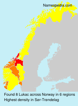 Surname Lukac in Norway Surname Lukac in Norway